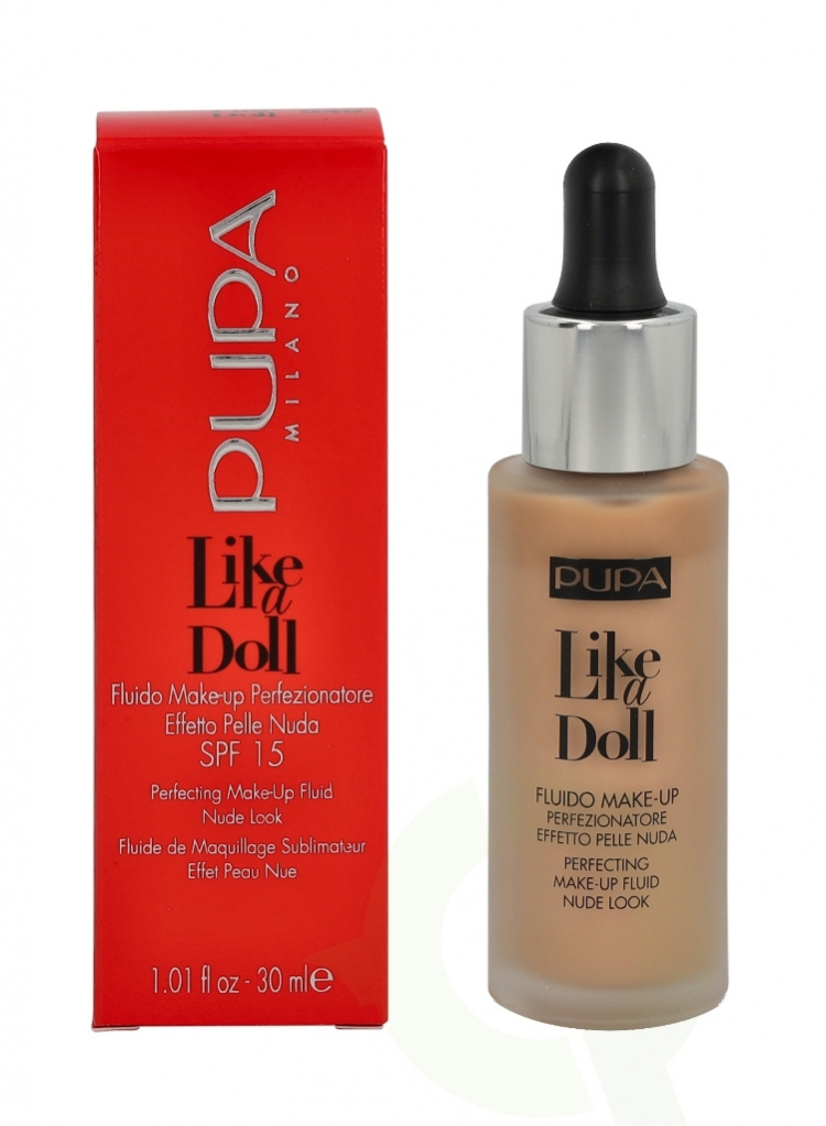 Pupa Milano Pupa Pupa Like A Doll Perfecting Make-Up Fluid SPF15 30 ml #040 Medium Beige