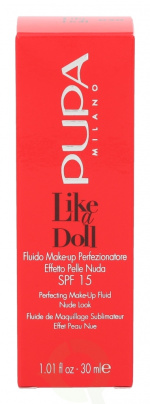 Pupa Milano Pupa Pupa Like A Doll Perfecting Make-Up Fluid SPF15 30 ml #020 Light Beige