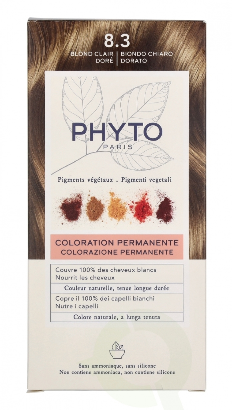 Phyto Phytocolor Permanent Color 112 ml #8.3 Light Golden Blonde