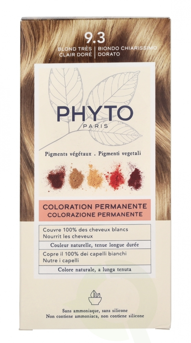 Phyto Phytocolor Permanent Color 112 ml #9.3 Golden Very Light Blond