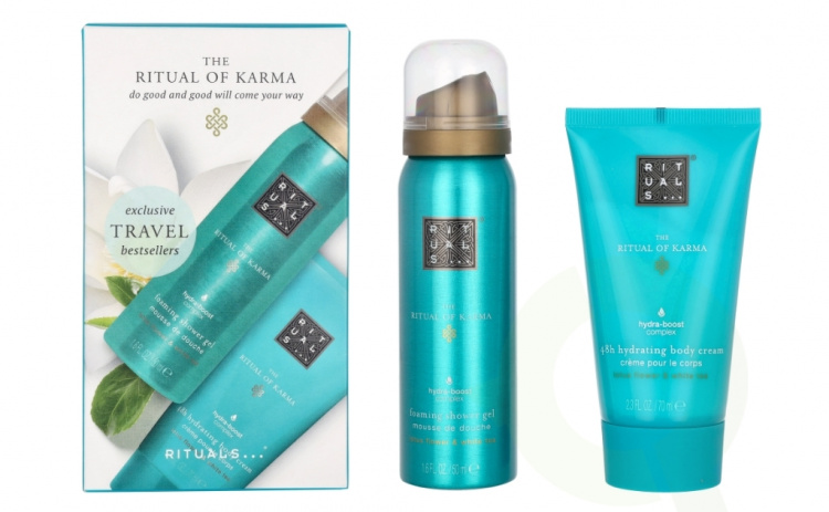 Rituals Karma Set 120 ml Body Cream 70ml/Foaming Shower Gel 50ml