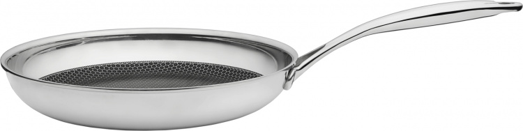 Heirol Pro Steelsafe -stekpanna, rostfritt stål + non-stick-beläggning, 24 cm.