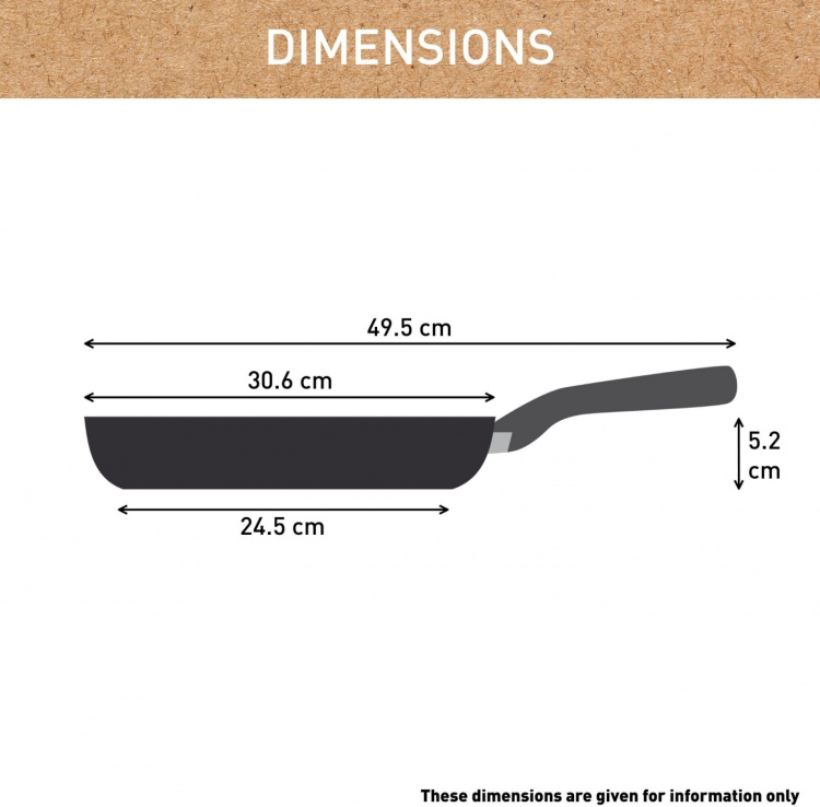 Tefal (RE)NEW+ frying pan, 30 cm, ceramic coating, gray. Tefal (RE)NEW+ frying pan, 30 cm, ceramic coating, gray.