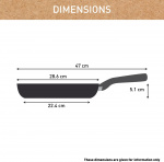 Tefal (RE)NEW+ -stekpanna, 28 cm, keramisk beläggning, grå. Tefal (RE)NEW+ -stekpanna, 28 cm, keramisk beläggning, grå.