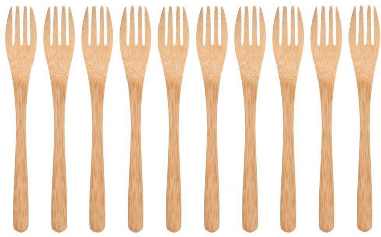 Maku Kitchen Life bambugaffel, 16 cm, 10 stycken