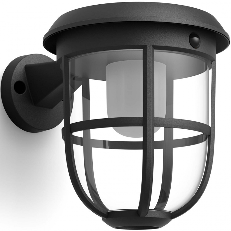 Philips Radii Vägglampa Solcell Ultra Efficient LED 250lm Svart