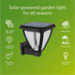 Philips Vapora Vägglampa Solcell LED 200lm Svart