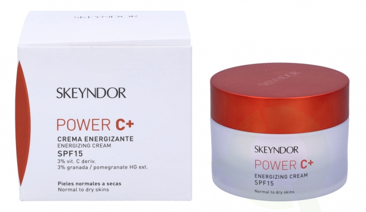 Skeyndor Power C+ Energizing Cream SPF15. 50 ml Normal to Dry Skins