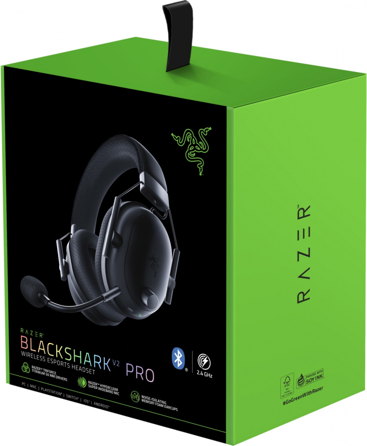 Razer Blackshark V2 Pro (2023) Gaming Headset, svart Razer Blackshark V2 Pro (2023) Gaming Headset, svart