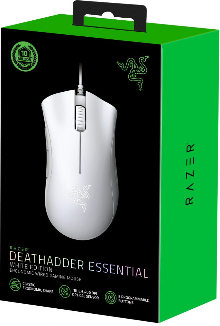 Razer Deathadder Essential spelmus, vit