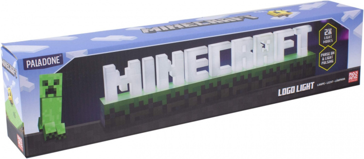 Paladone Minecraft Logo Light Paladone Minecraft Logo Light