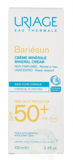 Uriage Bariesun Mineral Cream SPF50+ 100 ml Intolerant Skin