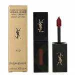 Yves Saint Laurent YSL Rouge Pur Couture Vernis A Levres Vinyl Creamy Lip Stain 5.5 ml #409 Burgundy Vibes