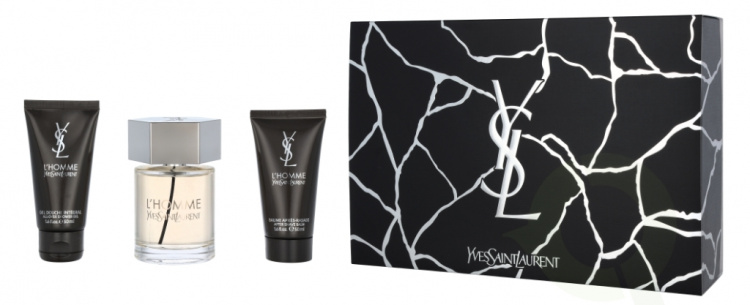 Yves Saint Laurent YSL L\'Homme Giftset 200 ml Edt Spray 100ml/Shower Gel 50ml/After Shave Balm 50ml
