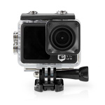Nedis Action Cam | Dual Screen | 4K@30fps | 16 MPixel | Waterproof up to: 30.0 m | 90 min | Wi-Fi | App available for: Android™ / IOS | Mounts included | Black Nedis Action Cam | Dual Screen | 4K@30fps | 16 MPixel | Waterproof up to: 30.0 m | 90 min | Wi-Fi | App available for: Android™ / IOS | Mounts included | Black