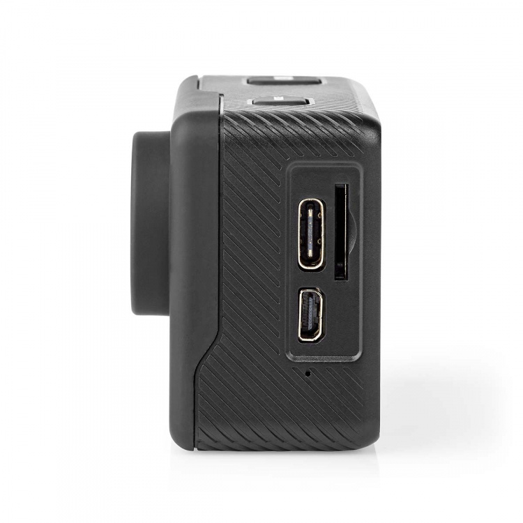 Nedis Action Cam | Dual Screen | 4K@30fps | 16 MPixel | Waterproof up to: 30.0 m | 90 min | Wi-Fi | App available for: Android™ / IOS | Mounts included | Black Nedis Action Cam | Dual Screen | 4K@30fps | 16 MPixel | Waterproof up to: 30.0 m | 90 min | Wi-Fi | App available for: Android™ / IOS | Mounts included | Black