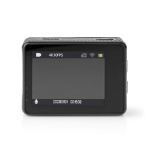 Nedis Action Cam | Dual Screen | 4K@30fps | 16 MPixel | Waterproof up to: 30.0 m | 90 min | Wi-Fi | App available for: Android™ / IOS | Mounts included | Black Nedis Action Cam | Dual Screen | 4K@30fps | 16 MPixel | Waterproof up to: 30.0 m | 90 min | Wi-Fi | App available for: Android™ / IOS | Mounts included | Black