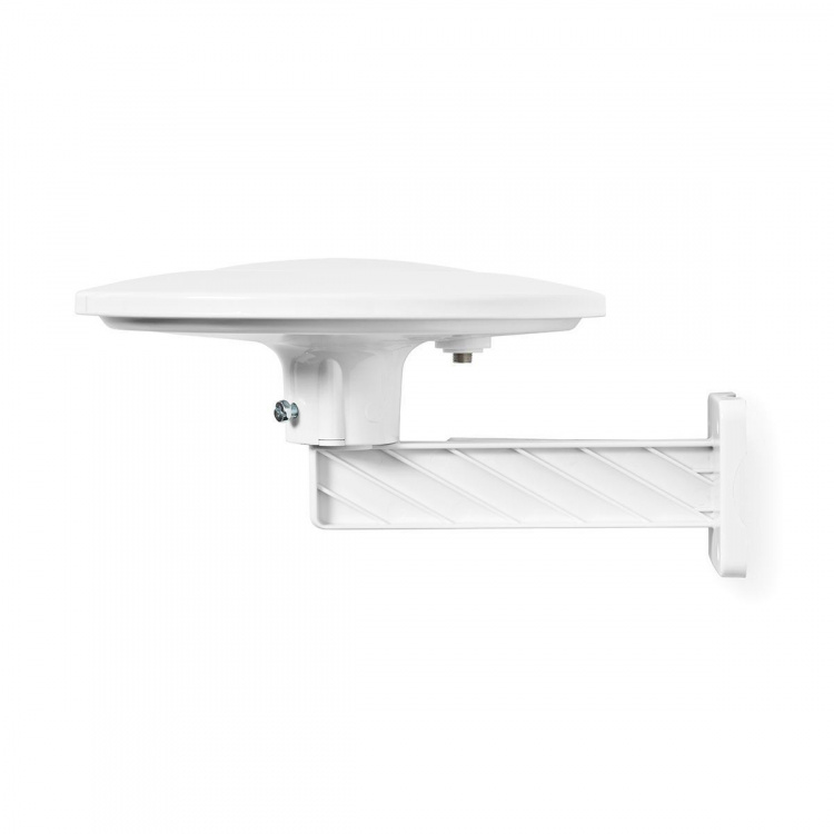 Nedis Outdoor HDTV Antenna | Active | Connector type: F-connector | FM / UHF / VHF | Reception range: 0-50 km | LTE700 | Gain: 28 dB | White