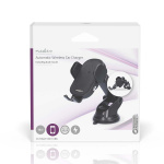 Nedis Wireless Car Charger | 7.5 / 10 / 15 W | 1.5 / 1.67 / 2 A | 1.00 m | FOD / Over Current / Over Voltage / Overheat Protection | USB Type-C™ | Including cable Nedis Wireless Car Charger | 7.5 / 10 / 15 W | 1.5 / 1.67 / 2 A | 1.00 m | FOD / Over Current / Over Voltage / Overheat Protection | USB Type-C™ | Including cable