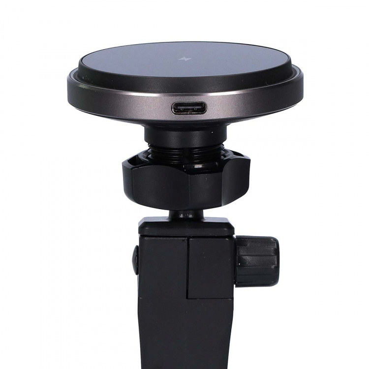 Nedis Wireless Car Charger | 7.5 / 10 / 15 W | 1.5 / 1.67 / 2 A | 1.00 m | FOD / Over Current / Over Voltage / Overheat Protection | USB Type-C™ | Including cable