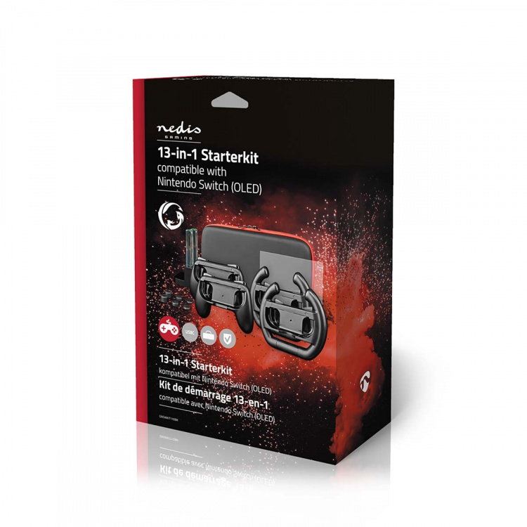 Nedis Gaming Starter Kit | Compatible with: Nintendo Switch (OLED) | 13-in-1 Nedis Gaming Starter Kit | Compatible with: Nintendo Switch (OLED) | 13-in-1