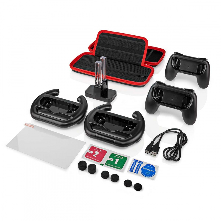 Nedis Gaming Starter Kit | Compatible with: Nintendo Switch (OLED) | 13-in-1 Nedis Gaming Starter Kit | Compatible with: Nintendo Switch (OLED) | 13-in-1