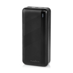 Nedis Powerbank | 30000 mAh | 1.5 / 2.0 / 3.0 A | Number of outputs: 2 | Output connection: 1x USB-A / 1x USB-C™ | Input connection: 1x Micro USB / 1x USB-C™ | PD3.0 20W | Lithium-Polymer