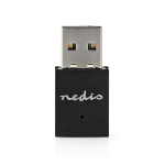 Nedis Network Dongle | Wi-Fi | N300 | 2.4 GHz | USB2.0 | Wi-Fi speed total: 300 Mbps | Windows 10 / Windows 11 / Windows 8