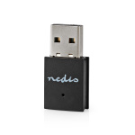 Nedis Network Dongle | Wi-Fi | N300 | 2.4 GHz | USB2.0 | Wi-Fi speed total: 300 Mbps | Windows 10 / Windows 11 / Windows 8