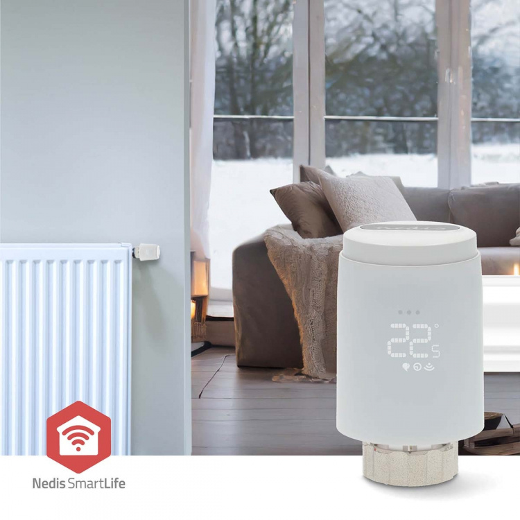 Nedis SmartLife Radiator Control | Zigbee 3.0 | Battery Powered | LED | Android™ / IOS