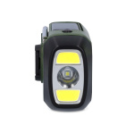 Nedis Emergency Radio | Portable Design | DAB+ / FM | Battery Powered / Hand Crank / Solar Powered / USB Powered | Alarm clock | Black / Green