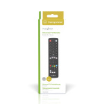 Nedis Universal Remote Control | Preprogrammed | 1 Device | Amazon Prime / Disney + Button / Google Play Button / Netflix Button / Youtube Button | Infrared | Black