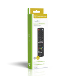 Nedis Universal Remote Control | Preprogrammed | 1 Device | Amazon Prime / Disney + Button / Google Play Button / Netflix Button / Youtube Button | Infrared | Black