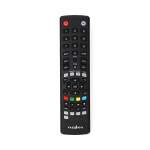 Nedis Universal Remote Control | Preprogrammed | 4 Devices | Amazon Prime / Disney + Button / Google Play Button / Netflix Button / Youtube Button | Infrared | Black
