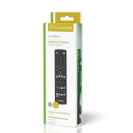 Nedis Universal Remote Control | Preprogrammed | 4 Devices | Amazon Prime / Disney + Button / Google Play Button / Netflix Button / Youtube Button | Infrared | Black