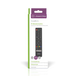 Nedis Replacement Remote Control | Suitable for: Panasonic / Sharp | Preprogrammed | 1 Device | Amazon Prime / Disney + Button / Netflix Button / Rakuten TV Button / Youtube Button | Infrared | Black