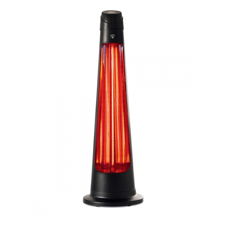 Nedis SmartLife Patio Heater | Wi-Fi | 1200 W | 2 Heat Settings | Oscillation | Fall over protection | IP24 | Black