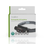 Nedis Headlight | Battery Powered / USB Powered | 3.7 V DC | Batteries included | Rechargeable | Rated luminous flux: 1000 lm | Light range: 180 m Nedis Headlight | Battery Powered / USB Powered | 3.7 V DC | Batteries included | Rechargeable | Rated luminous flux: 1000 lm | Light range: 180 m