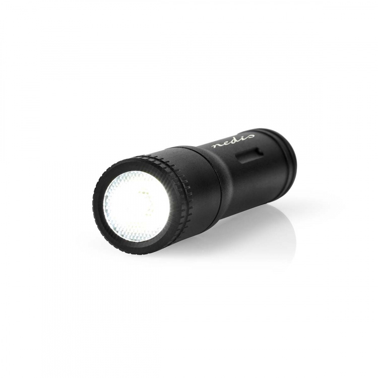 Nedis LED Torch | Battery Powered | 1.5 V DC | 3 W | 1x AAA/LR03 | Rated luminous flux: 100 lm | Light range: 35 m | Beam angle: 10 ° Nedis LED Torch | Battery Powered | 1.5 V DC | 3 W | 1x AAA/LR03 | Rated luminous flux: 100 lm | Light range: 35 m | Beam angle: 10 °