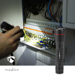 Nedis LED Torch | Battery Powered | 3.7 V DC | 10 W | N/A | Batteries included | Rechargeable | Rated luminous flux: 1000 lm | Light range: 200 m | Beam angle: 10 ° Nedis LED Torch | Battery Powered | 3.7 V DC | 10 W | N/A | Batteries included | Rechargeable | Rated luminous flux: 1000 lm | Light range: 200 m | Beam angle: 10 °