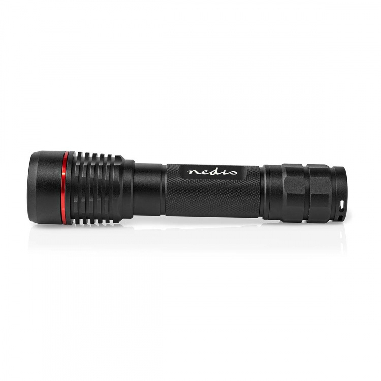 Nedis LED Torch | Battery Powered | 3.7 V DC | 10 W | N/A | Batteries included | Rechargeable | Rated luminous flux: 1000 lm | Light range: 200 m | Beam angle: 10 ° Nedis LED Torch | Battery Powered | 3.7 V DC | 10 W | N/A | Batteries included | Rechargeable | Rated luminous flux: 1000 lm | Light range: 200 m | Beam angle: 10 °