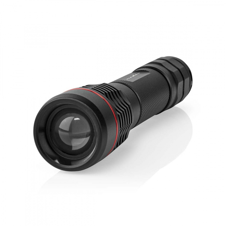 Nedis LED Torch | Battery Powered | 3.7 V DC | 10 W | N/A | Batteries included | Rechargeable | Rated luminous flux: 1000 lm | Light range: 200 m | Beam angle: 10 ° Nedis LED Torch | Battery Powered | 3.7 V DC | 10 W | N/A | Batteries included | Rechargeable | Rated luminous flux: 1000 lm | Light range: 200 m | Beam angle: 10 °