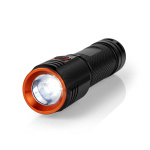 Nedis LED Torch | Battery Powered | 3.7 V DC | 20 W | N/A | Batteries included | Rechargeable | Rated luminous flux: 2000 lm | Light range: 180 m | Beam angle: 10 °