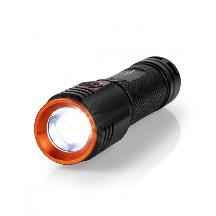 Nedis LED Torch | Battery Powered | 3.7 V DC | 20 W | N/A | Batteries included | Rechargeable | Rated luminous flux: 2000 lm | Light range: 180 m | Beam angle: 10 ° Nedis LED Torch | Battery Powered | 3.7 V DC | 20 W | N/A | Batteries included | Rechargeable | Rated luminous flux: 2000 lm | Light range: 180 m | Beam angle: 10 °