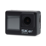 Nedis Action Cam | Dual Screen | 5K@30fps | 16 MPixel | Waterproof up to: 30.0 m | 80 min | Wi-Fi | App available for: Android™ / IOS | Mounts included | Black