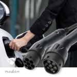 Nedis Electric Vehicle Cable | Cable Type 2 | 16 A | 11000 W | 3-Phases | 5.00 m | Black | Gift Box Nedis Electric Vehicle Cable | Cable Type 2 | 16 A | 11000 W | 3-Phases | 5.00 m | Black | Gift Box