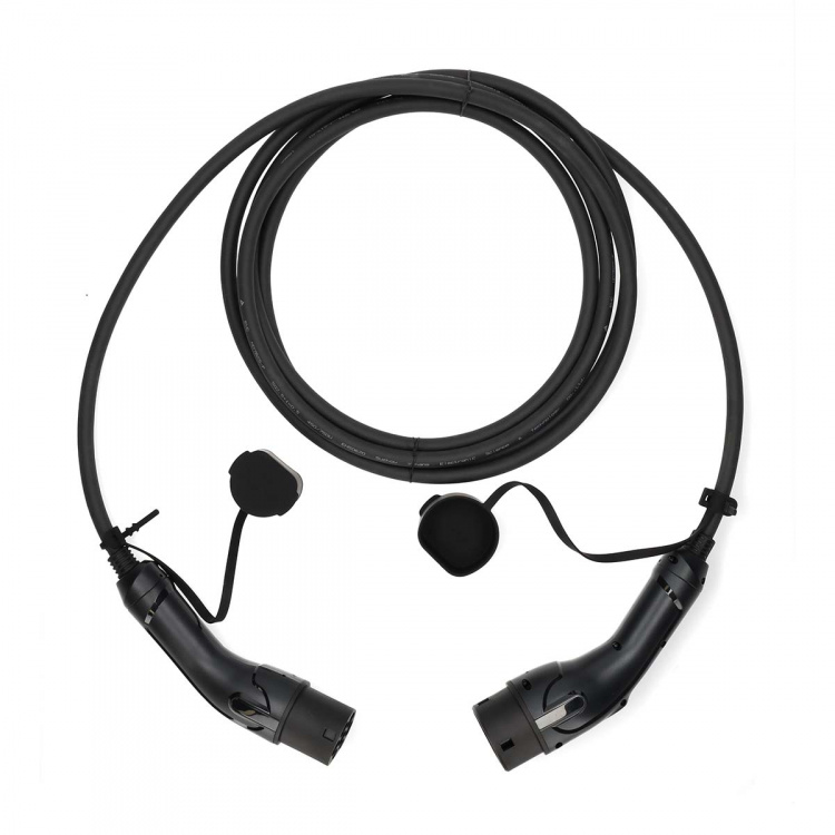 Nedis Electric Vehicle Cable | Cable Type 2 | 16 A | 11000 W | 3-Phases | 5.00 m | Black | Gift Box Nedis Electric Vehicle Cable | Cable Type 2 | 16 A | 11000 W | 3-Phases | 5.00 m | Black | Gift Box