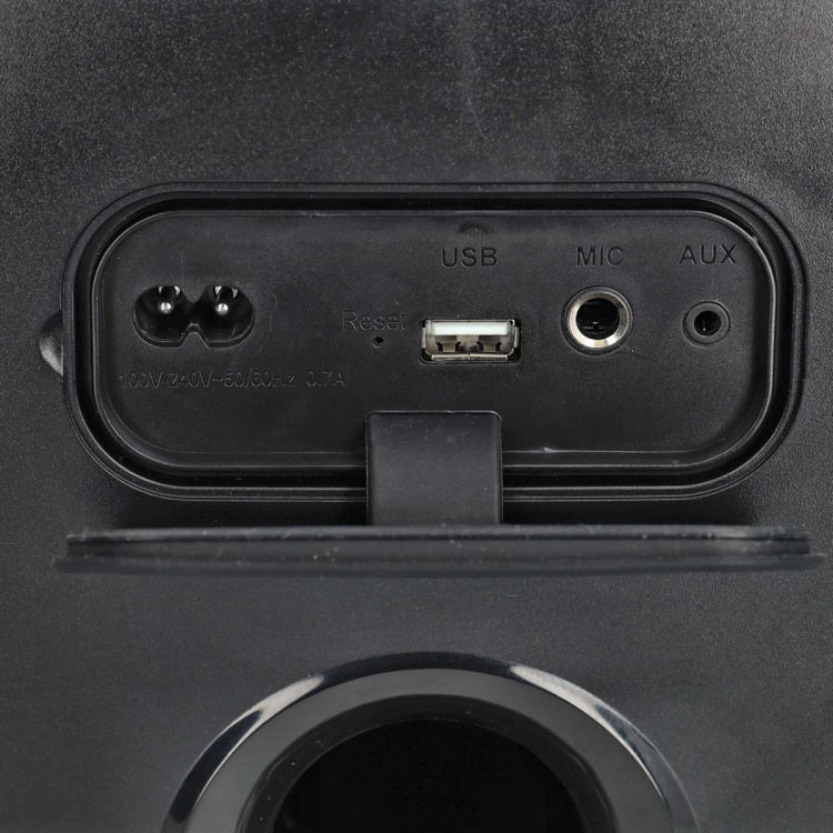 Nedis Bluetooth® Party Speaker | Battery play time: 5 hrs | 150 W | Carrying handle | Party lights | Linkable | Equalizer | Black / Orange