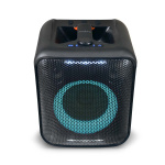 Nedis Bluetooth® Party Speaker | Battery play time: 5 hrs | 150 W | Carrying handle | Party lights | Linkable | Equalizer | Black / Orange