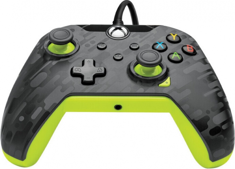 PDP Gaming Wired Controller - Electric Carbon, PC / Xbox